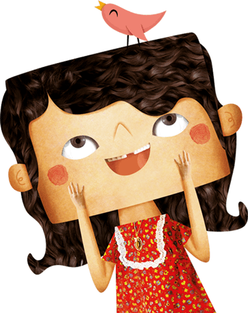 Tibi - A menina da cabeça quadrada